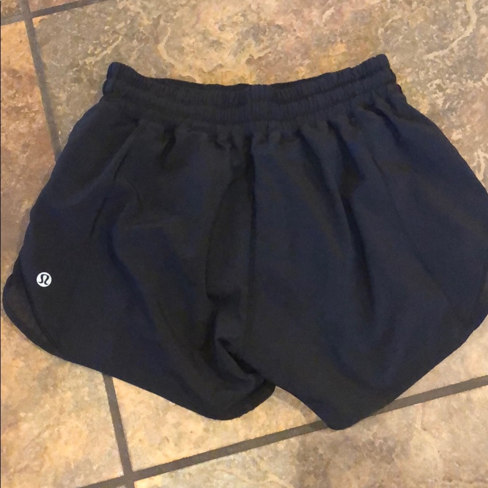 Lululemon black shorts. Size 4. 4 inch inseam